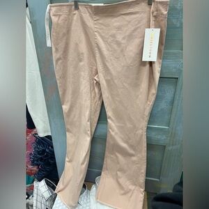 Tinseltown Hi-Rise Flare Pink Pants